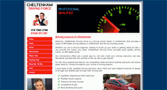 Desktop Screenshot of cheltenhamdrivingforce.co.uk